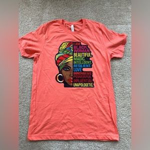 I am a black woman T-Shirt. Juneteenth female Bella Canvas T-Shirt.